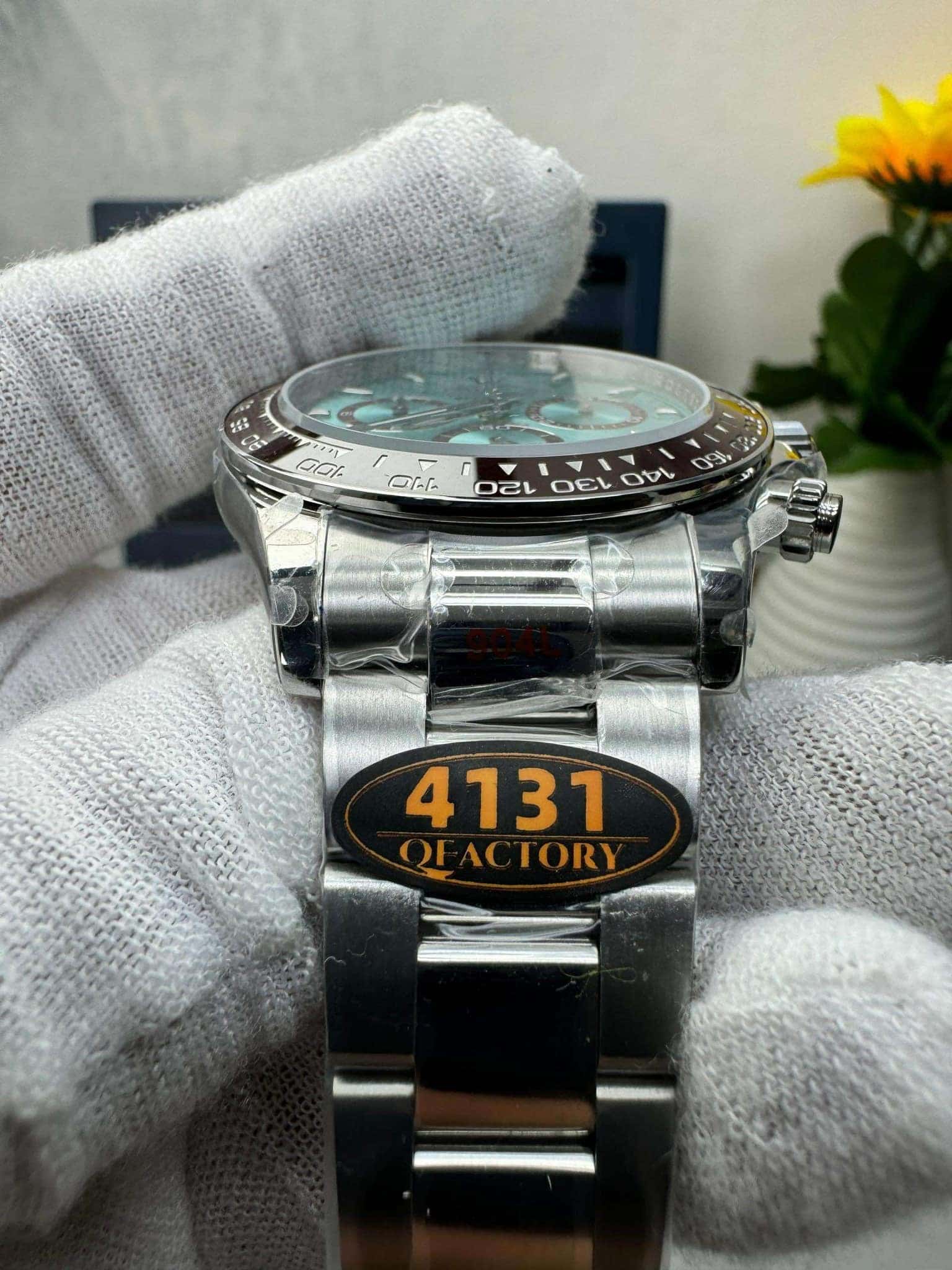 [EXCLUSIVE] Rolex Daytona Platinum Super Clone Transparent Back 4131 Movement 116506 40mm - gallery