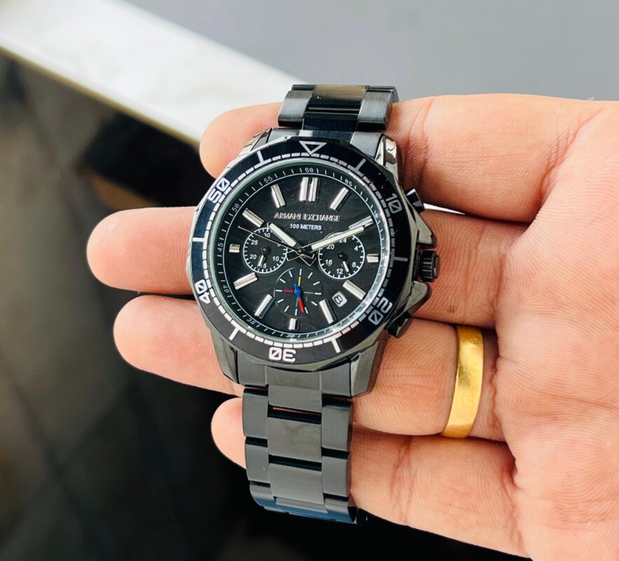 Armani Exchange Spencer Chrono Black Dial 44mm - gallery