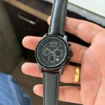 Armani Exchange Spencer Chronograph Black Dial 44mm - gallery