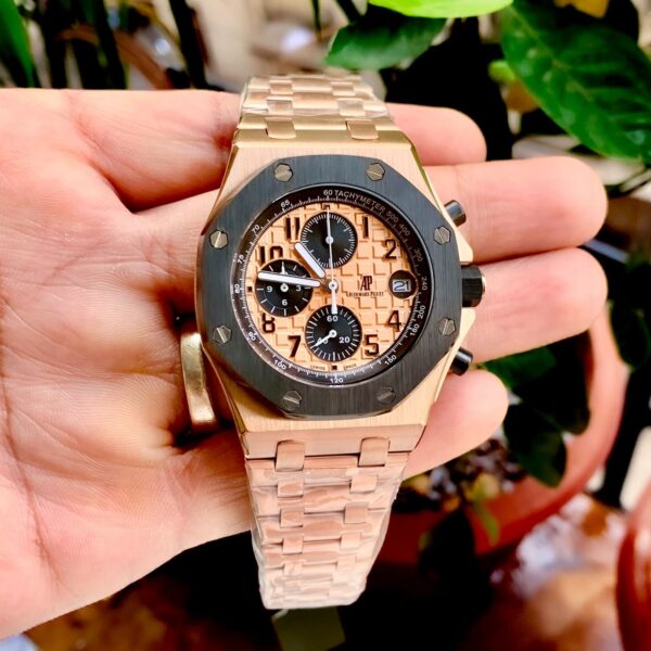 Audemars Piguet Royal Oak Rose Double Balance Rainbow - gallery