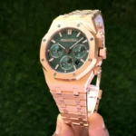Audemars Piguet Royal Oak Chronograph Rosegold Green Dial - gallery