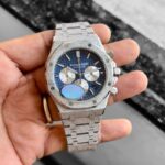 Audemars Piguet Royal Oak Frosted Chronograph Blue Dial - gallery
