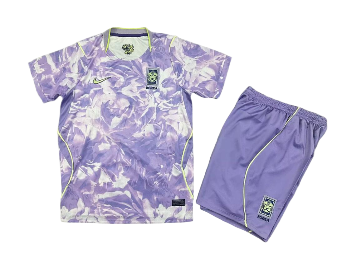 2026 South Korea World Cup Away Soccer Kids Kit Jersey+Shorts - view 3