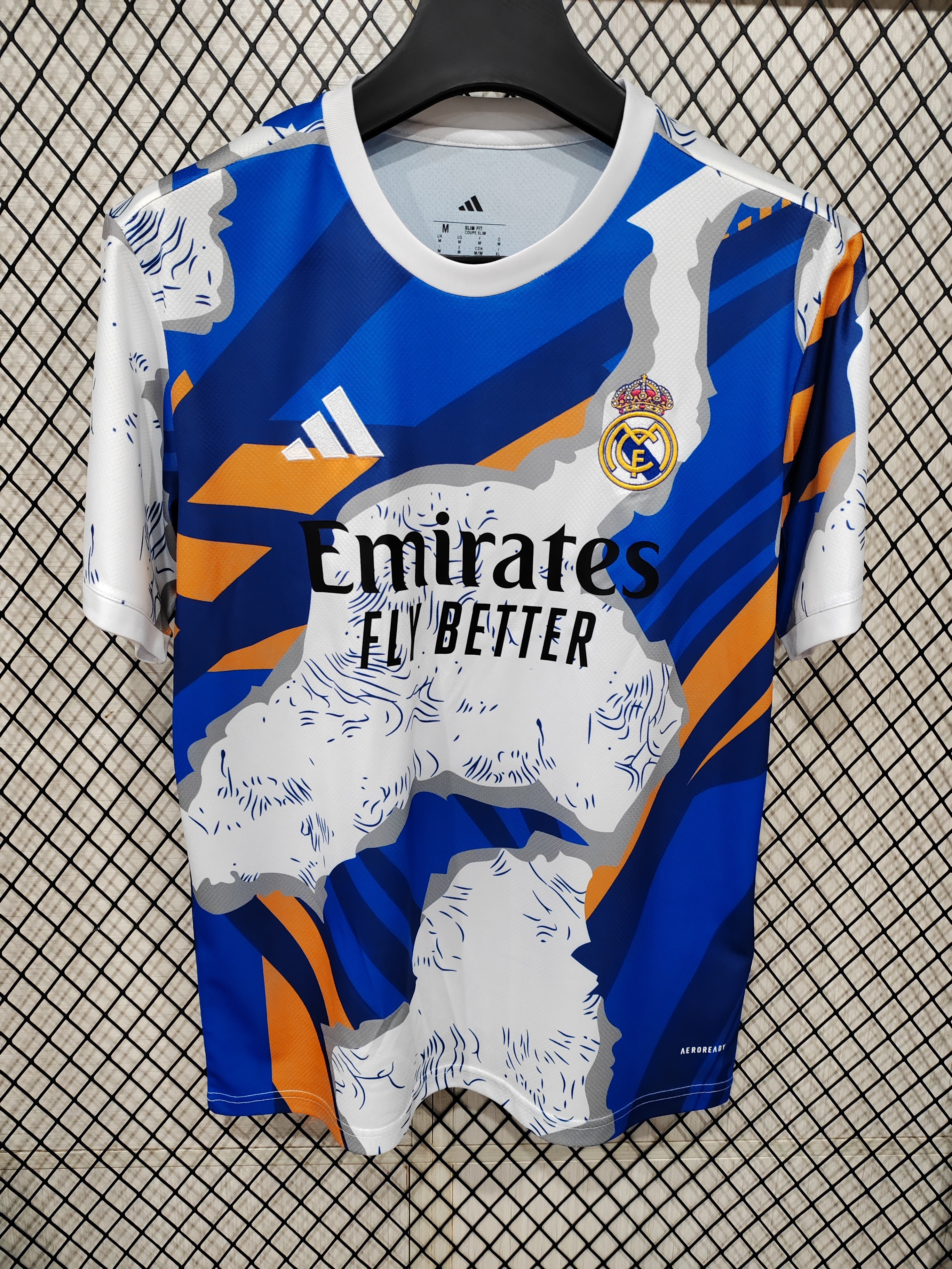 Blue White Real Madrid S-4 XL