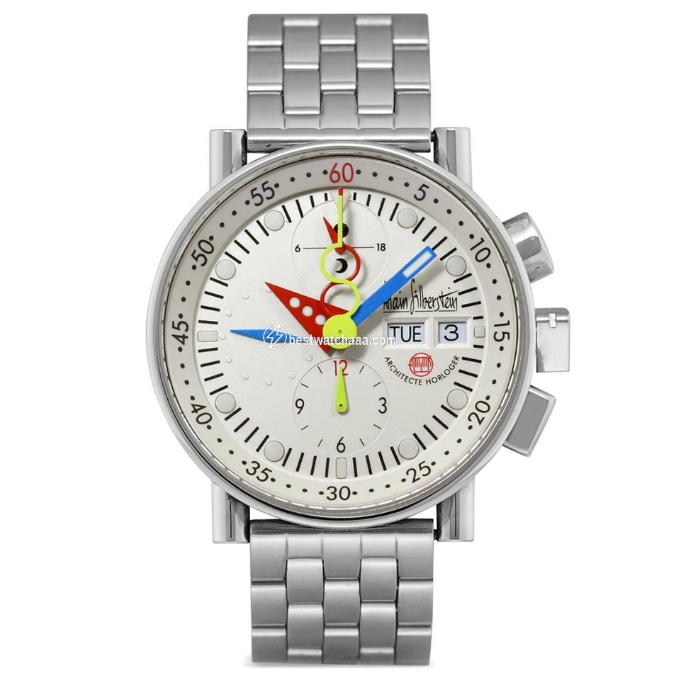 Alain Silberstein Mens watch Unisex Automatic Steel LWO 5100