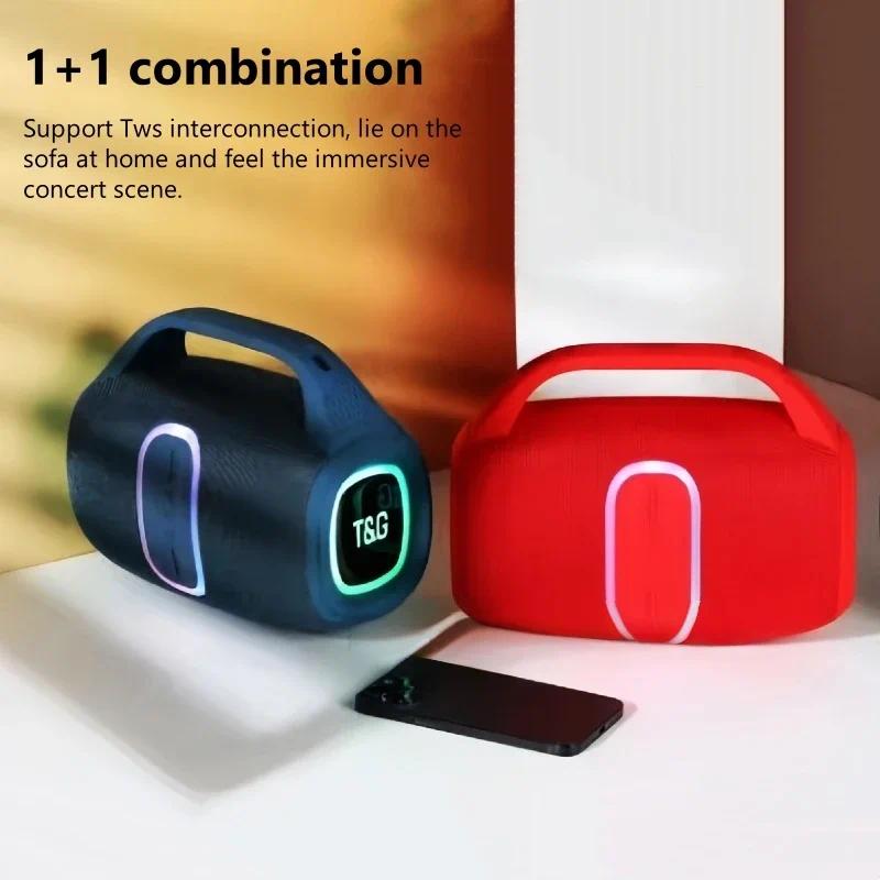 5 Surprising Benefits of Using TG-674 Wireless Bluetooth High Quality Stereo Bass Waterproof BT Speaker LED RGB Light Portable Fabric Active Speaker FM Radio