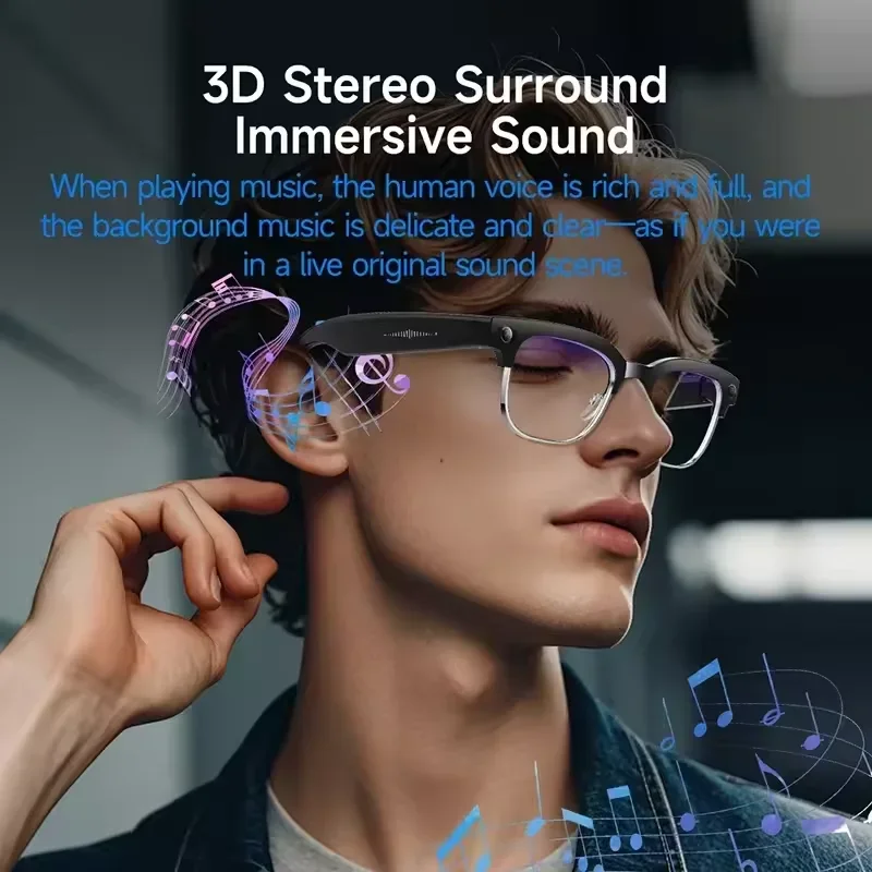 Unboxing and Review: The 2026New AI Smart Glasses 120+Language Translation 800W Pixel Camera Video Music Player Call Business 8K Color Change Glasses Men Experience