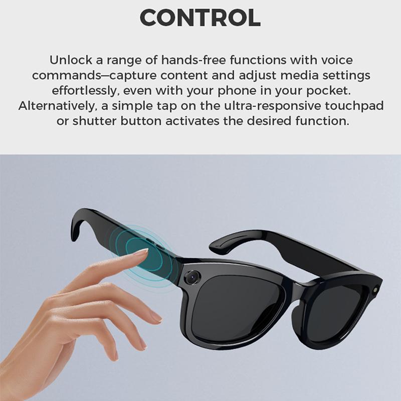 2025 New 500w Pixel Smart Glasses Men With Ai Camera For High-definition Photography Video Recording Voice Calls And Translatio Wearable Transparent Mirror - Image 4