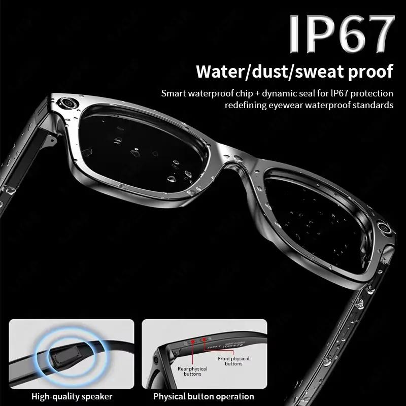 Brand New Upgrade Smart Glasses With Camera HD Video Recording AI Photo Recognition Bluetooth Call Translation Voice Sunglasses Wearable - Image 4