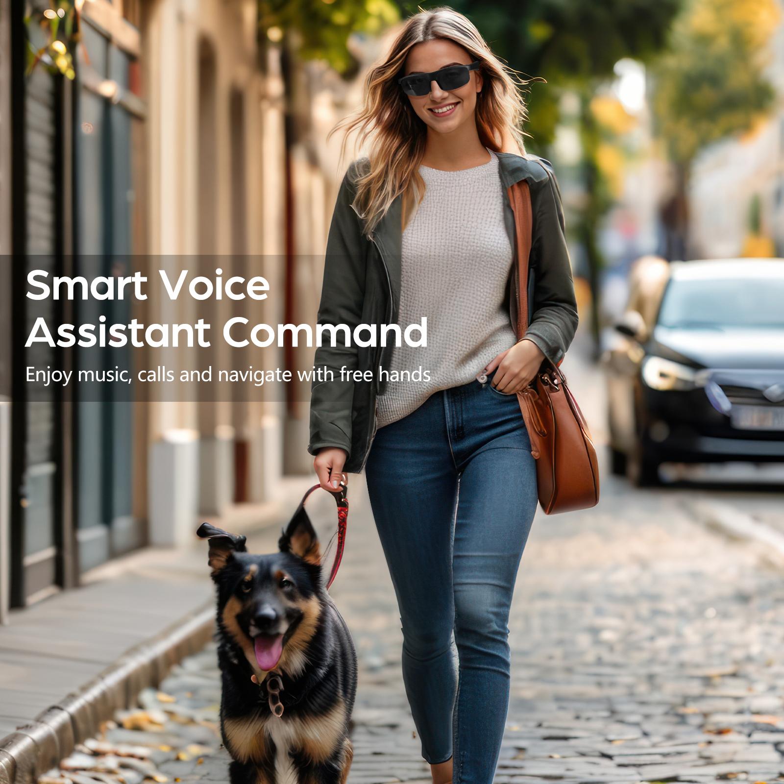 Smart Glasses Bluetooth Earphones M6Pro Sunglasses Black Technology Bone Conduction Outdoor Cycling Driving Long Range New - Image 2