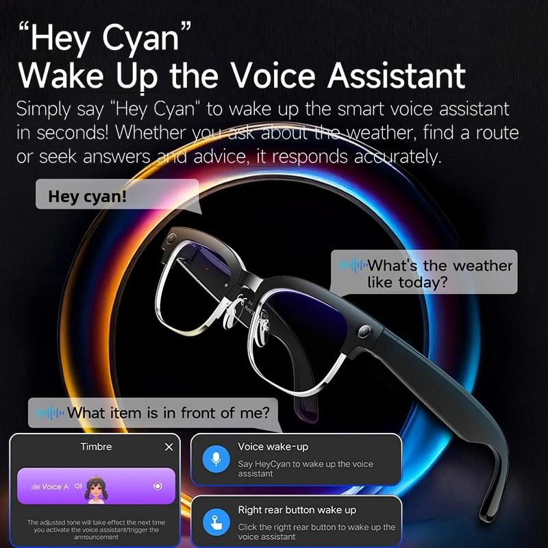 New 4K Glasses AI Smart Glasses with 8MP Camera Video Recording Translation Smart Sunglasses Bluetooth Call Music Play Men Women - Image 4