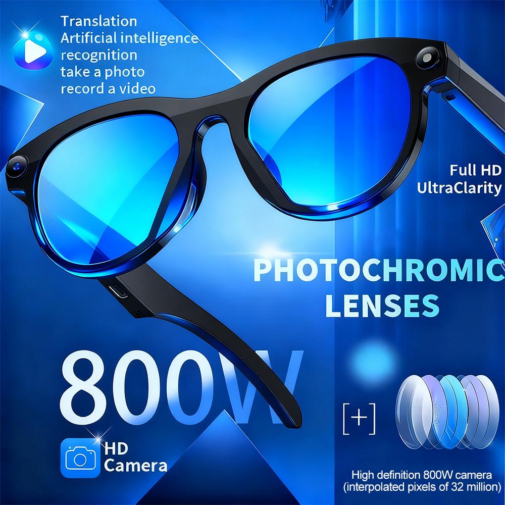 AI Smart Glasses with 8MP Camera Video Recording 100+ Languages Translation Sunglasses Bluetooth Call Music Play Men Women 2025 vs Competitors: Which One Should You Choose?