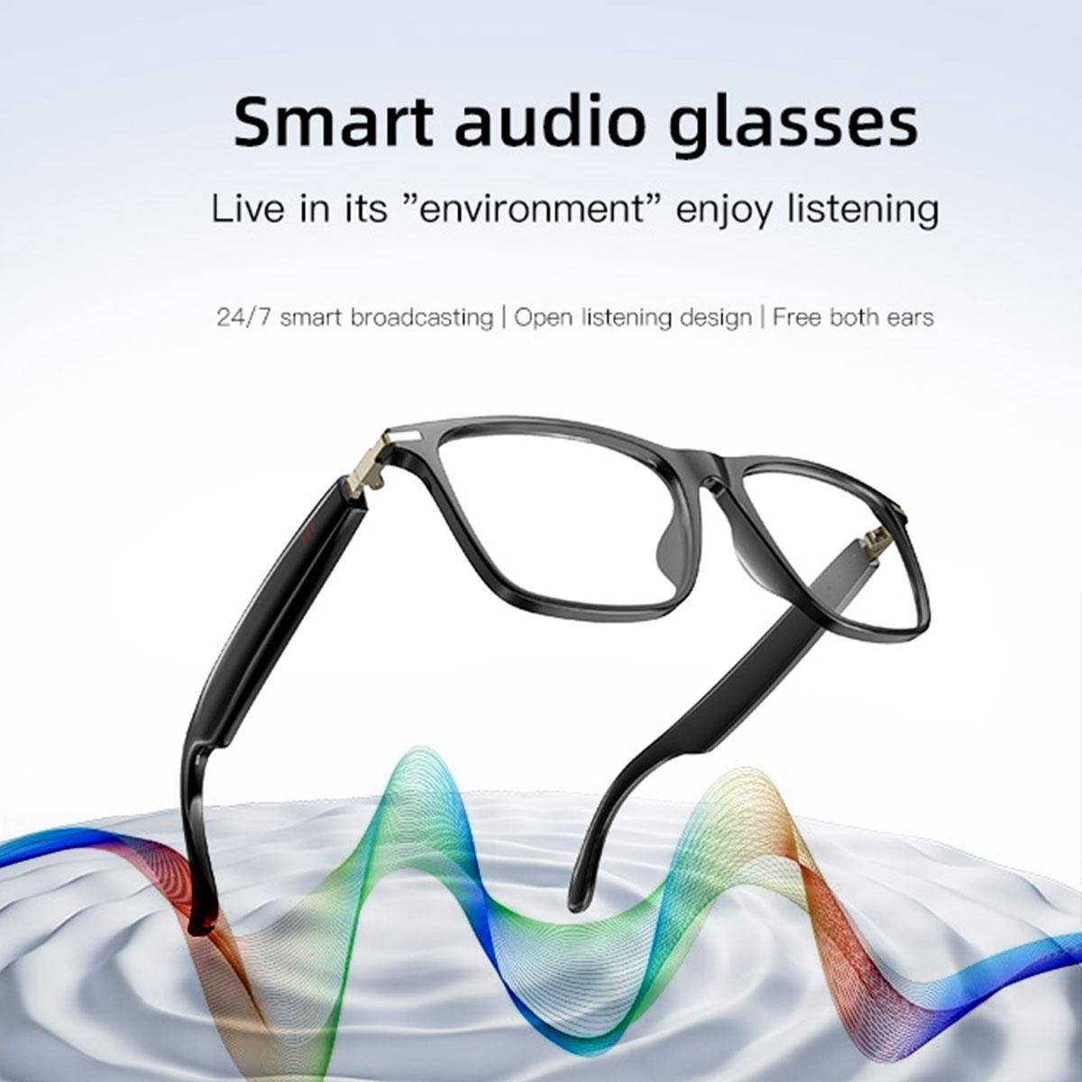 New smart glasses with auto-dimming lenses, built-in microphone and speaker, HD voice calls and HIFI sound quality.