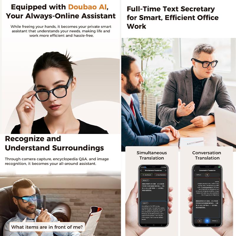 Why Smart glasses, new in 2026, featuring a camera, video recording, AI learning, image recognition, Bluetooth calling, and voice translation. Sunglasses designed for men and women. is Changing the Game in 2024