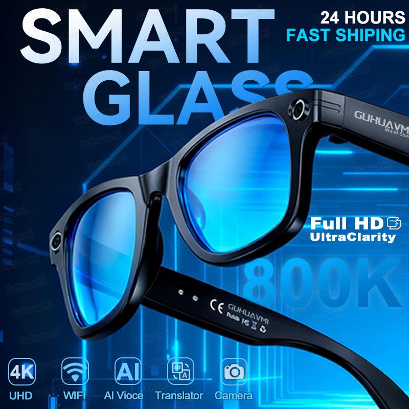 Discover the Revolutionary Features of 2025 New Upgrade Smart Glasses With Camera Video Recording AI Photo Recognition Bluetooth Call Translation Voice Sunglasses Man