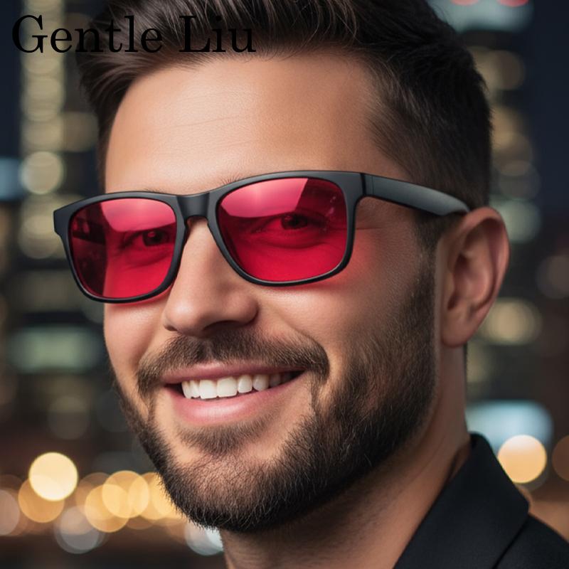 Al Intelligent Translation Change Color Sunglasses Men Women UV400 Protection Eyewear Smart Voice Assistant Music Player Shades