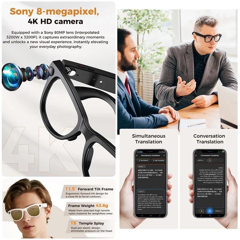 5 Surprising Benefits of Using AI Smart Glasses, 4K HD Video, 800MP Camera, WiFi Transfer, 32GB Memory, GPT Chat Voice Assistant, BT Calling, 3600mAh Charging Case, Released in 2026
