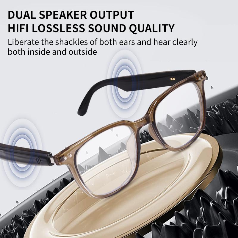 Bluetooth 5.4 Smart Glasses With Camera Video Recording AI Photo Recognition Call Translation Sports Spectacles Google Glass
