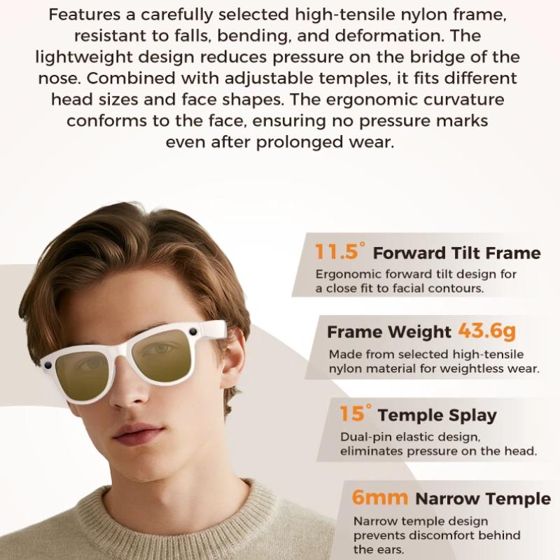 AI Smart Glasses M02Ultra with Charging Case - 800MP Camera, Object Recognition, Translation, WiFi, Navigation, Video Recording vs Competitors: Which One Should You Choose?