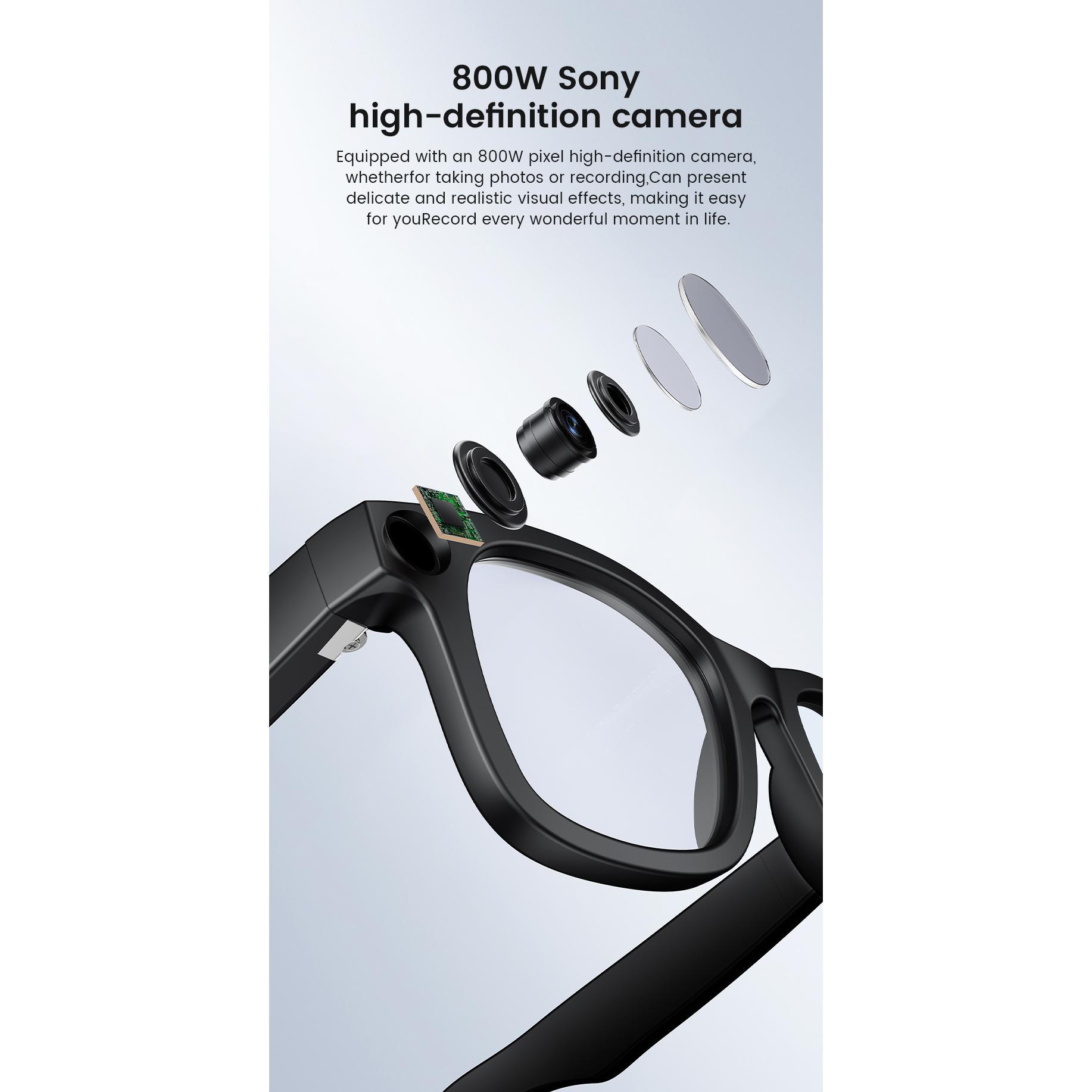 Why Smart AI Glasses E02L Real Time Translation 800W Stalbe Shooting HD Camera Photo Video Voice Recording Call Headset Sunglasses is Changing the Game in 2024