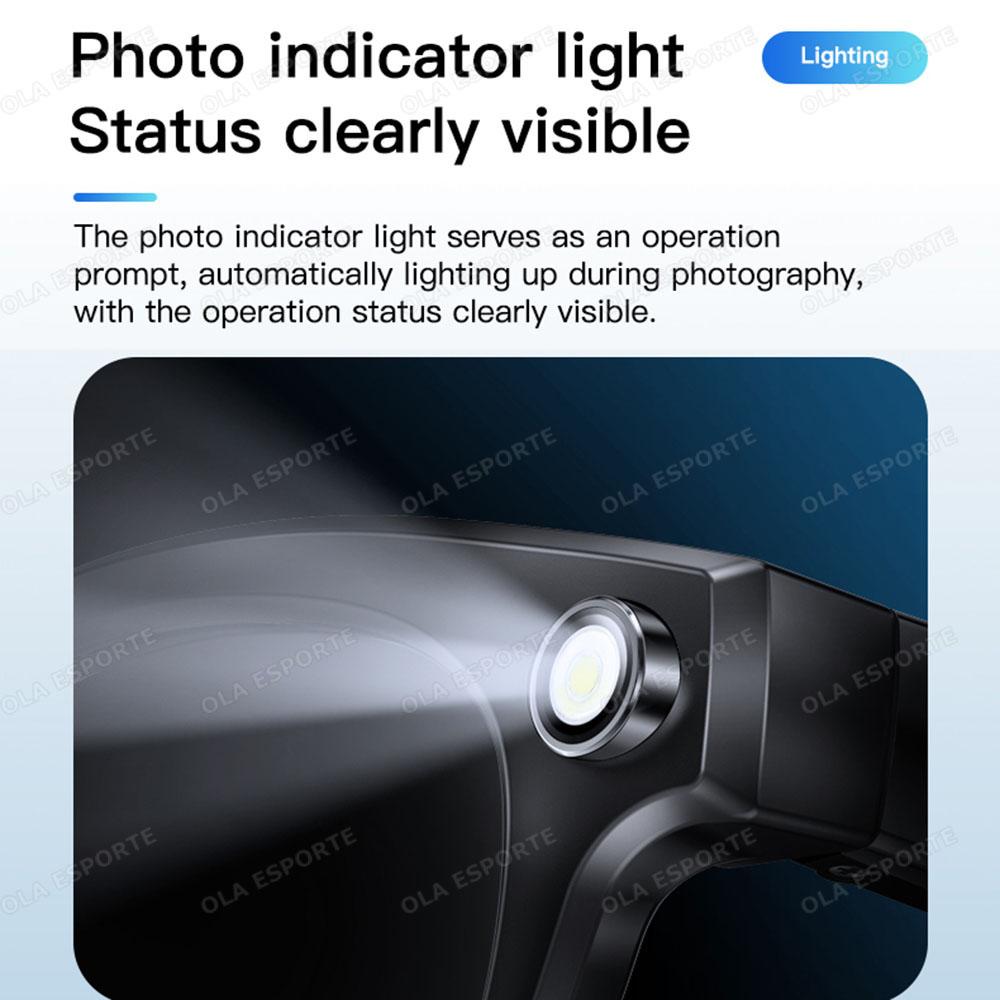 New AI Smart Glasses 4K HD Camera 32GB Memory BT Call Voice Assistant Translate Touch Control Music Player sunglasses Men Women