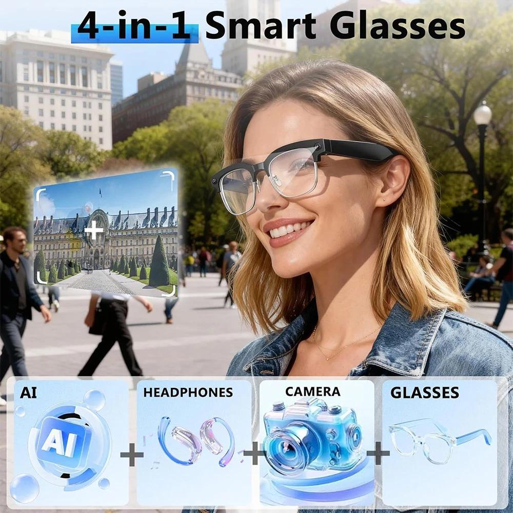 Why 2026 New Smart Glasses 800W Ultra-Wide HD 4K Camera Video Recording 4GB AI Photo Recognition Bluetooth Call Translation Voice is Changing the Game in 2024