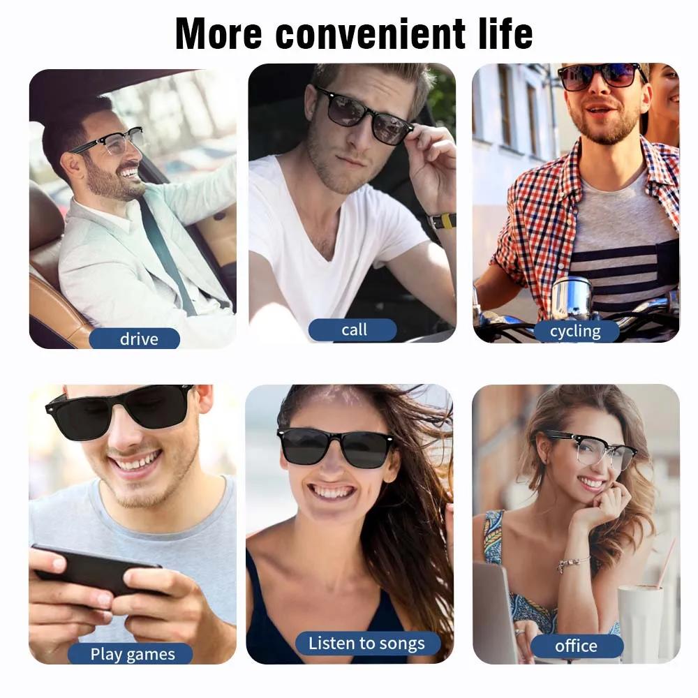 5 Surprising Benefits of Using Black technology E13 Smart Glasses:Blue Light Filtering Polarized Sunglass Lenses Audio Built-in Mic & Speakers Touch Sunglasses