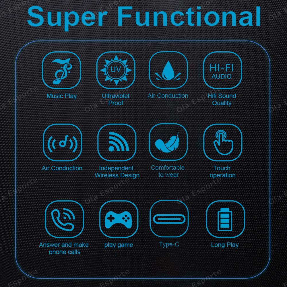 Blue light blocking glasses, smart, with Bluetooth headphones, intelligent calling, music sound quality, voice assistant, long battery life, new arrival