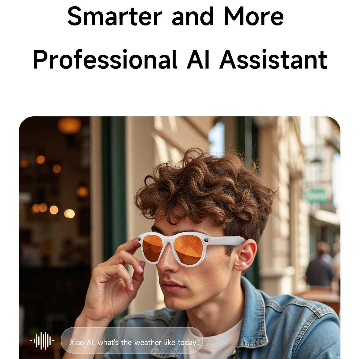 The Future of Technology: Exploring AI Smart Glasses, New Design, Camera Interaction, Photo/Video, Translation, Music, Smart Sunglasses, Bluetooth Headset Calling, Suitable for 2025's Innovations