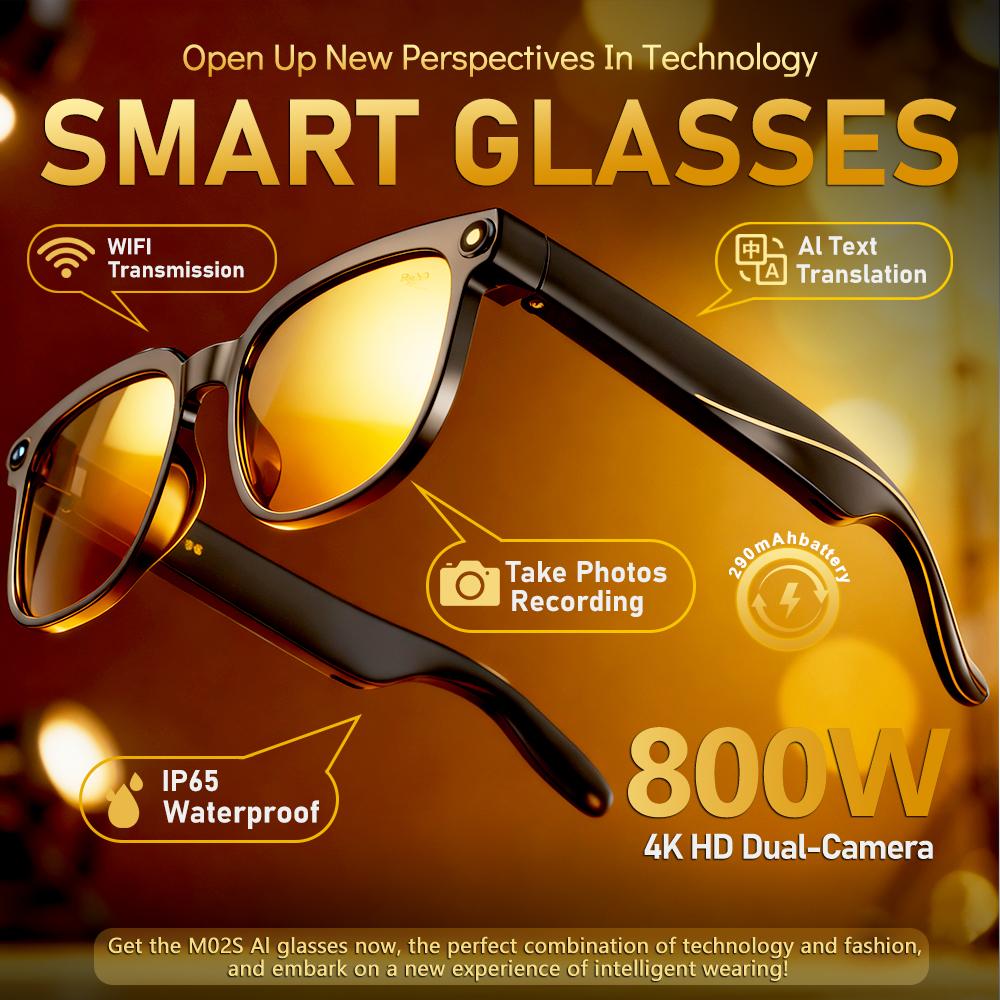How AI Smart Glasses for Men, New for 2026, Color-Changing Translation Glasses, 800W Camera, Waterproof, Suitable for Calls, Photo and Video Recording, Sunglasses Can Transform Your Daily Routine