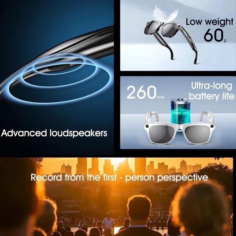 Why Smart Glasses, AI GPT, 8K HD Camera and Video, Bluetooth Features, Calls and Voice Assistant, Ideal for Outdoor Sports, Sunglasses with 200W Lens is Changing the Game in 2024
