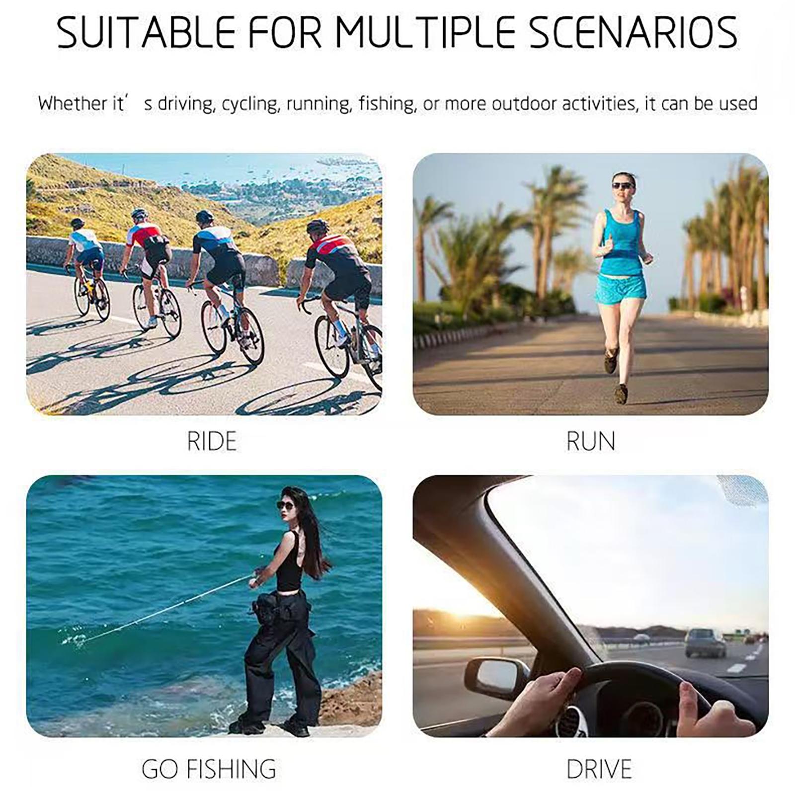 Discover the Revolutionary Features of 1080P HD Video Recorder WIFI Outdoor Sports Camera Smart Glasses Bicycle Motorcycle Sunglasses Shooting Camera Riding Driving