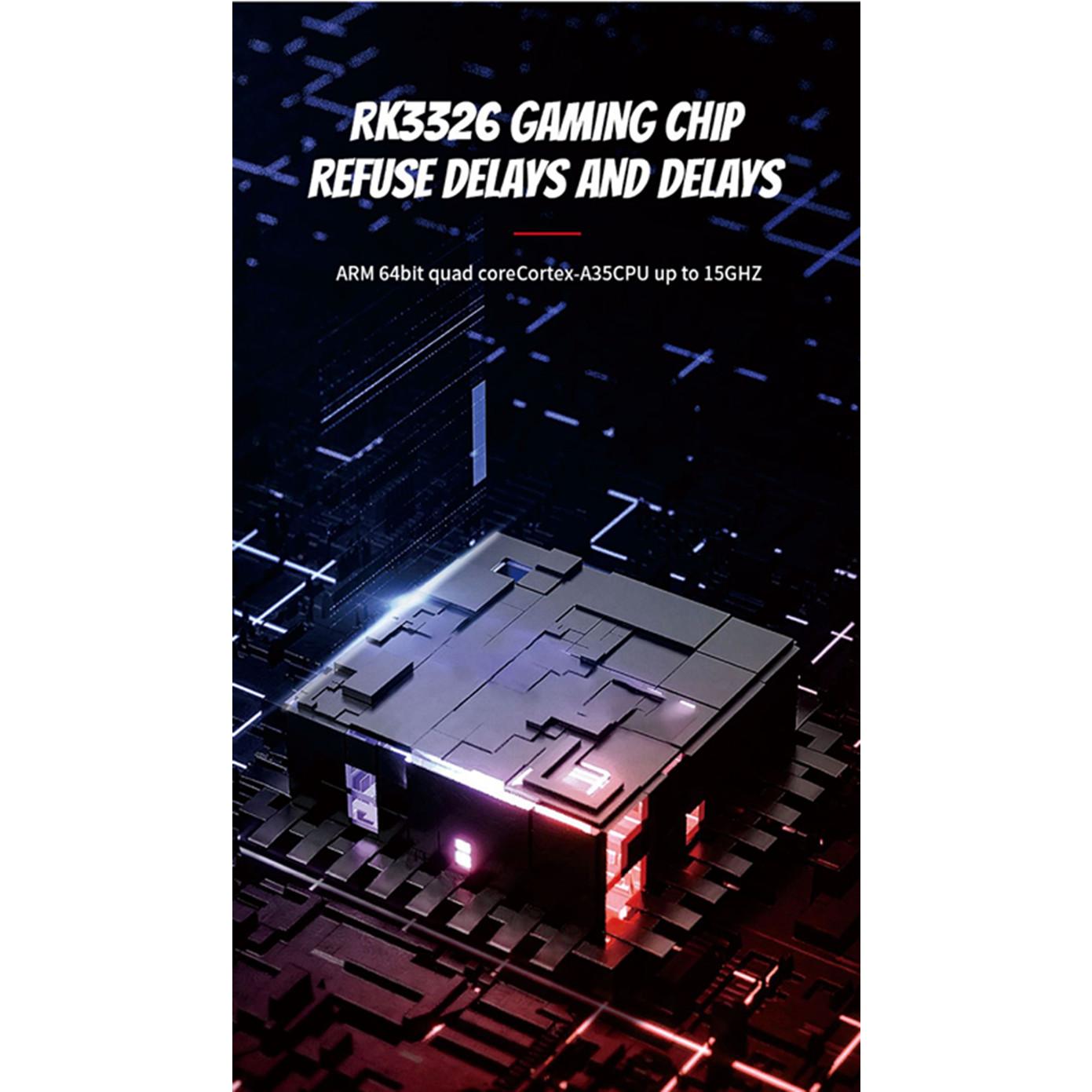 Mobile video game console, retro style R36S, 3.5-inch IPS screen, pre-loaded with 128GB games, portable smartphone player, Linux system