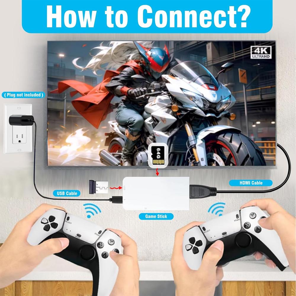 Expert Review: Is Video game console, M15, compatible with 4K TVs, video resolution: 4K, 64GB capacity, over 200,000 built-in games, retro-style portable gaming device, includes wireless gamepad controller Worth the Investment?