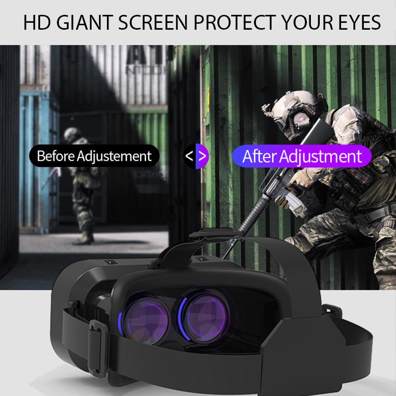 Original G10 IMAX Giant Screen VR Glasses 3D Virtual Reality Box Google Cardboard Helmet for 4.7-7" Smartphone Matching Joystick - Image 2