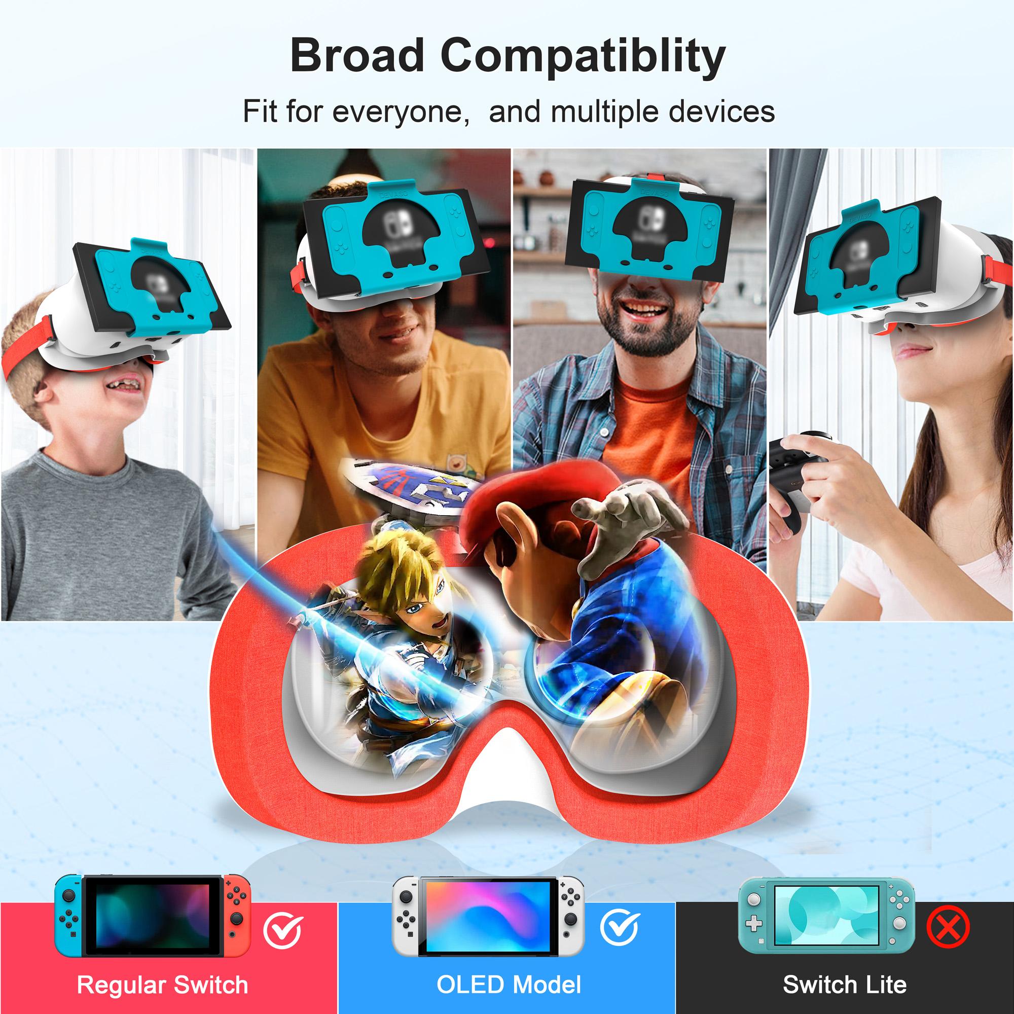 The Ultimate Guide to VR Glasses, Compatible with Nintendo Switch OLED, 3D Glasses, Virtual Reality, Movie Viewer for Switch Game Headset, Adjustable Large Lenses, VR Glasses: Everything You Need to Know