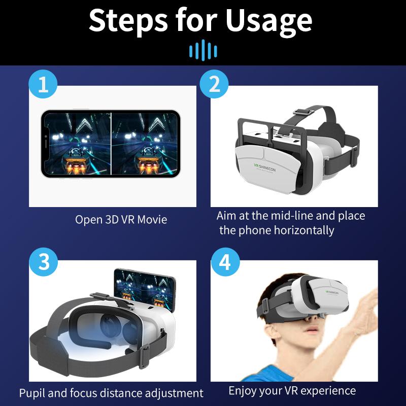 Why Virtual Reality VR Glasses Headset Viar Devices 3D Helmet Lenses Smart Goggles For Phone Smartphones Cell Viewer Mobile Game Set is Changing the Game in 2024